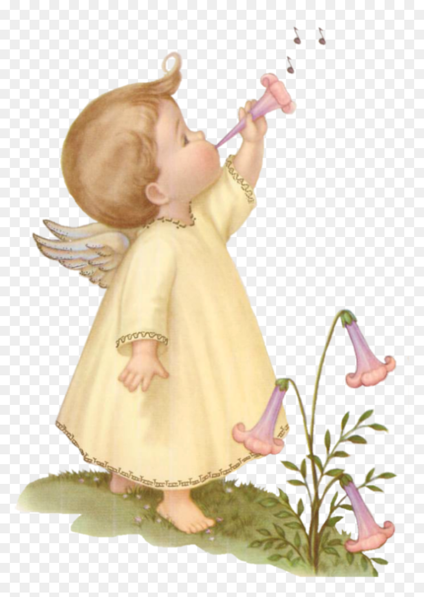 Free Download Angelitos Vintage Clipart Angelologia - English Beautiful Thoughts In English, HD Png Download - angelitos png
