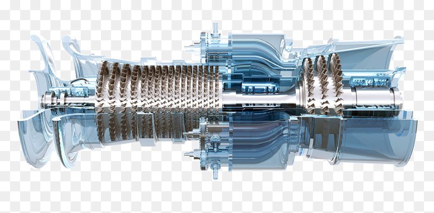 Ge Gas Turbine - Gas Turbine, HD Png Download - turbine png