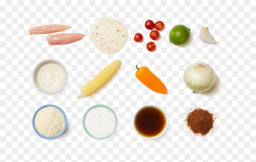 Chicken & Sweet Pepper Tacos With Elote - Natural Foods, HD Png Download - taco.png