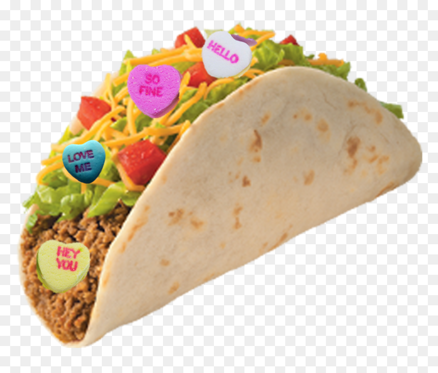 I Call "em Vd Tacos - Conversation Hearts, HD Png Download - taco.png