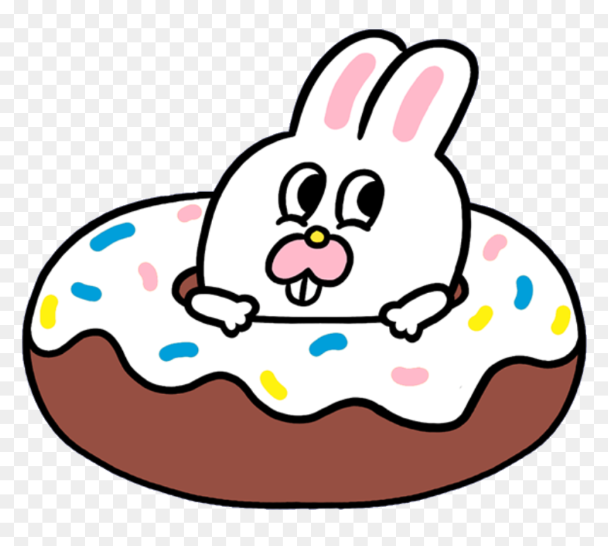 #donut #bunny #mochi #kawaii #cute #softbot #png - Portable Network Graphics, Transparent Png - kawaii bunny png