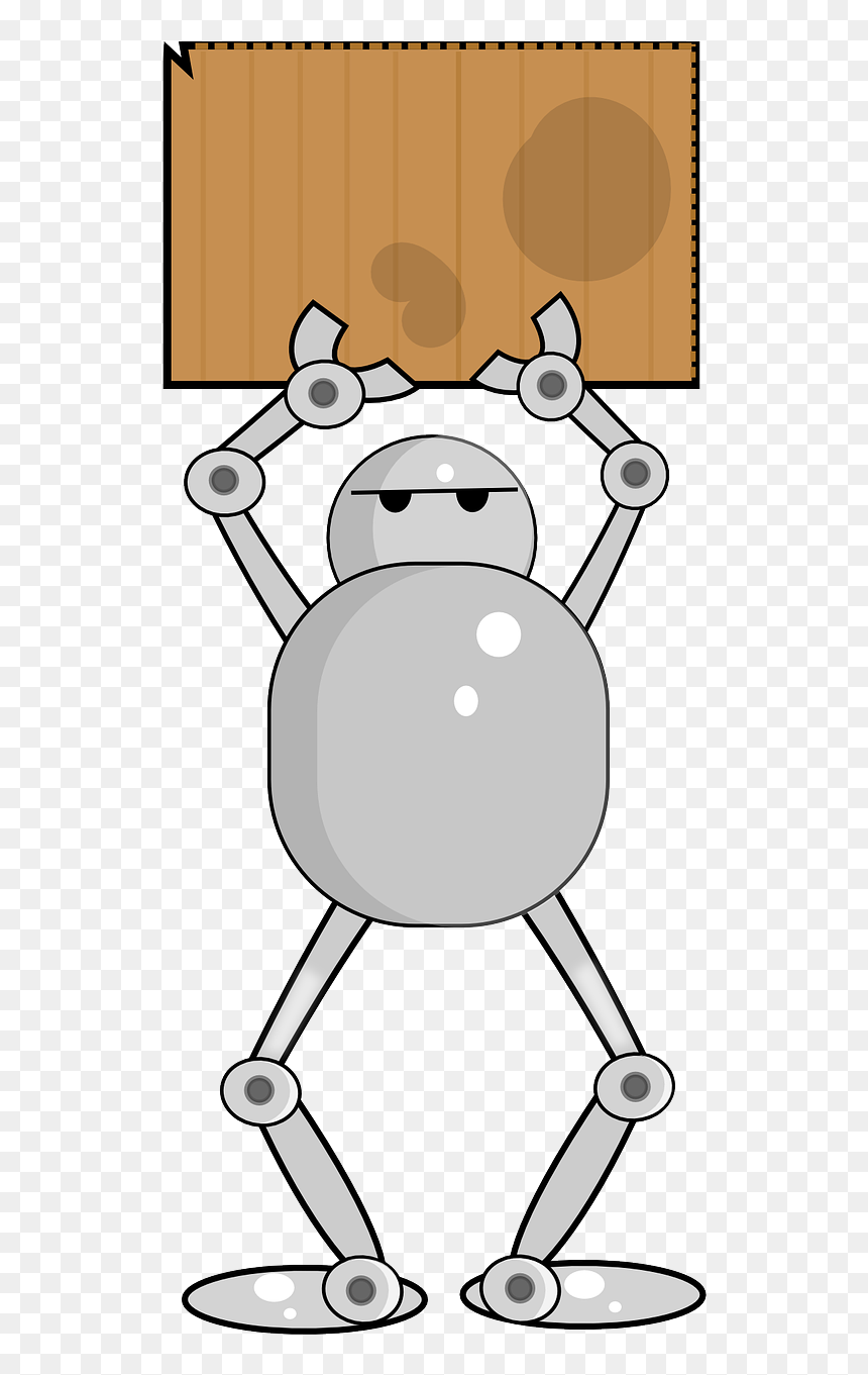 Robot, HD Png Download - protest sign png