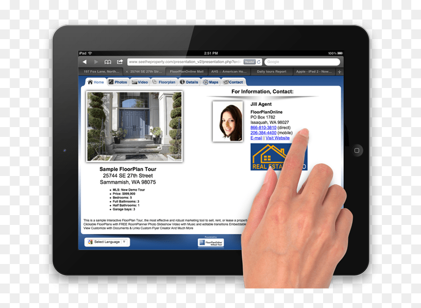 Output Device, HD Png Download - ipad hand png