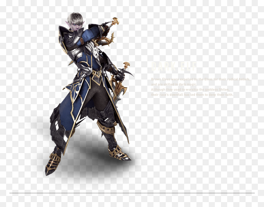 Thumb Image - Lineage 2 Classic Female Elf Soldier, HD Png Download - revolution png