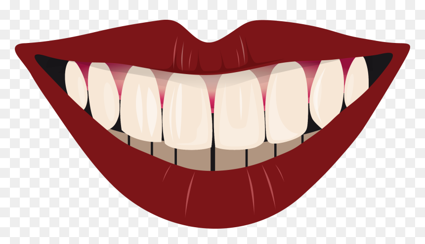 Clipart Mouth Dientes - Brain When We Smile, HD Png Download - sonrisa png