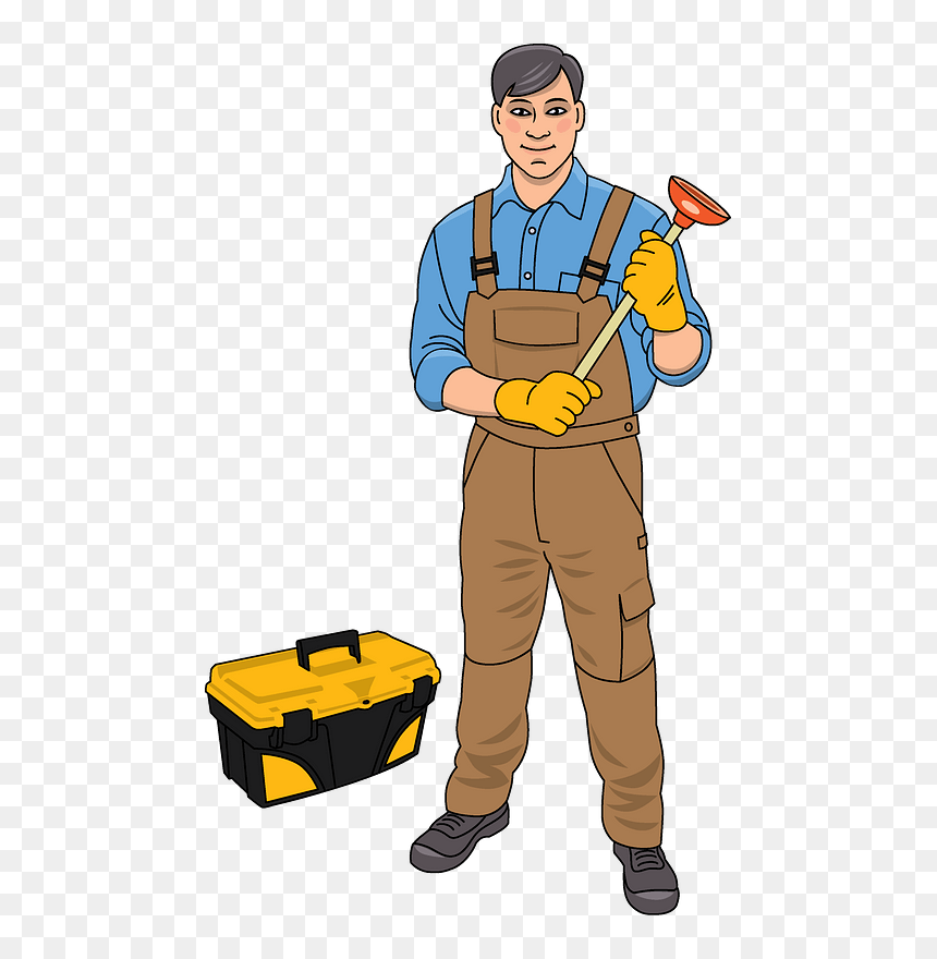 Plumber Clipart - Cartoon, HD Png Download - plumber png