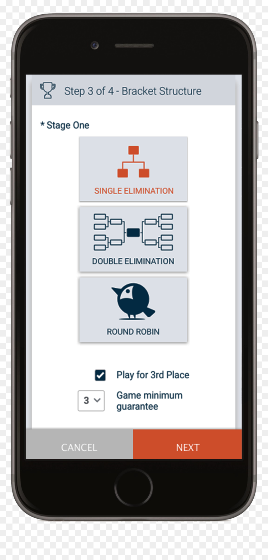 High Fidelity Prototype Of The Tournament Creation - Mask Air App, HD Png Download - tournament bracket png