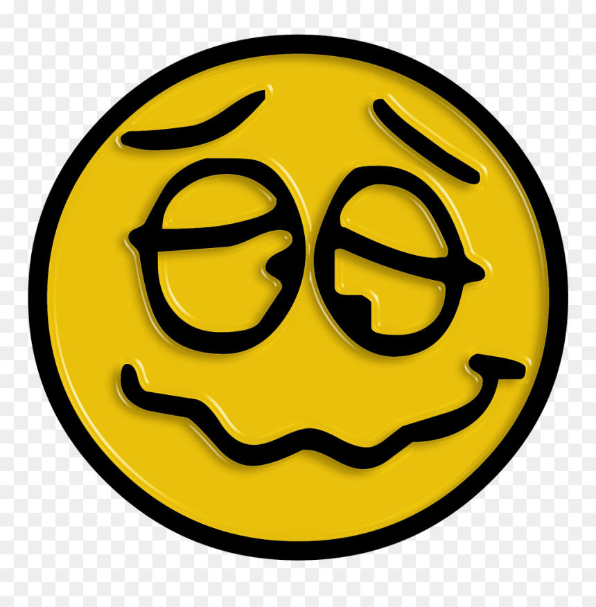 Smily Face With Design, HD Png Download - crazy person png
