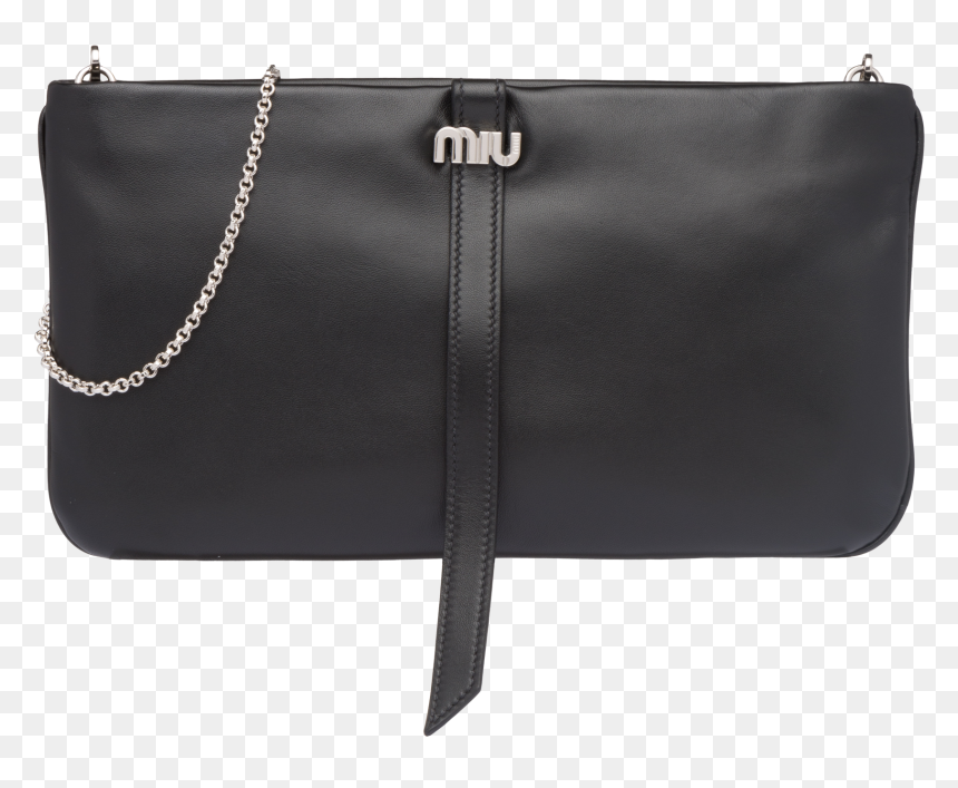 Nappa Leather Clutch - Dog Necklace, HD Png Download - leather bag png