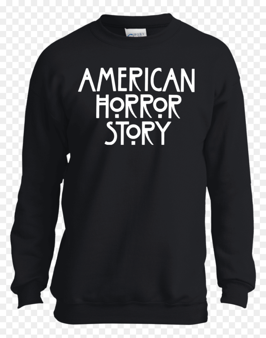 American Horror Story Ahs Logo Youth Ls Shirt/sweatshirt/hoodie - American Horror Story, HD Png Download - american horror story png