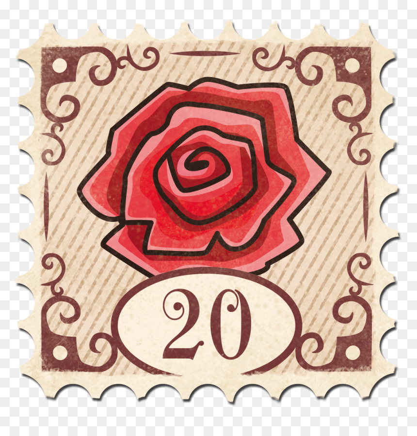 Stamp Beauty Beast Red - Fable, HD Png Download - red stamp png