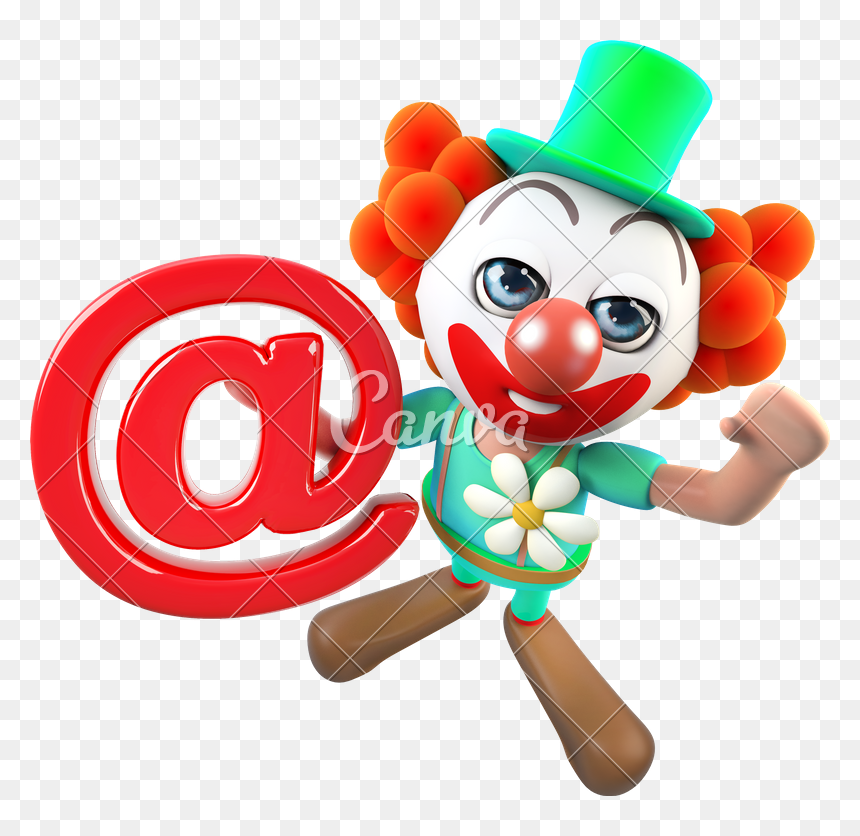 D Funny Clown Clipart , Png Download - Illustration, Transparent Png - crazy person png