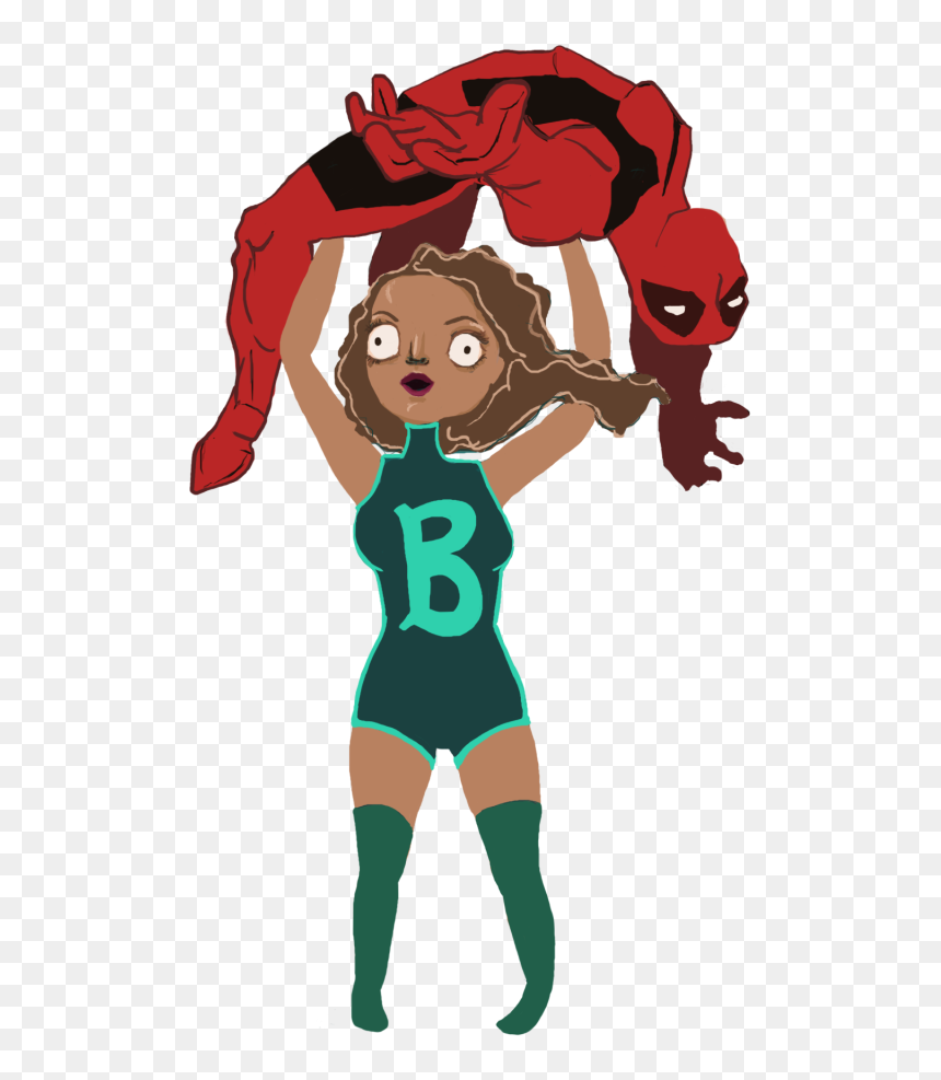 Illustration By Kimberly Decker - Cartoon, HD Png Download - beyonce face png