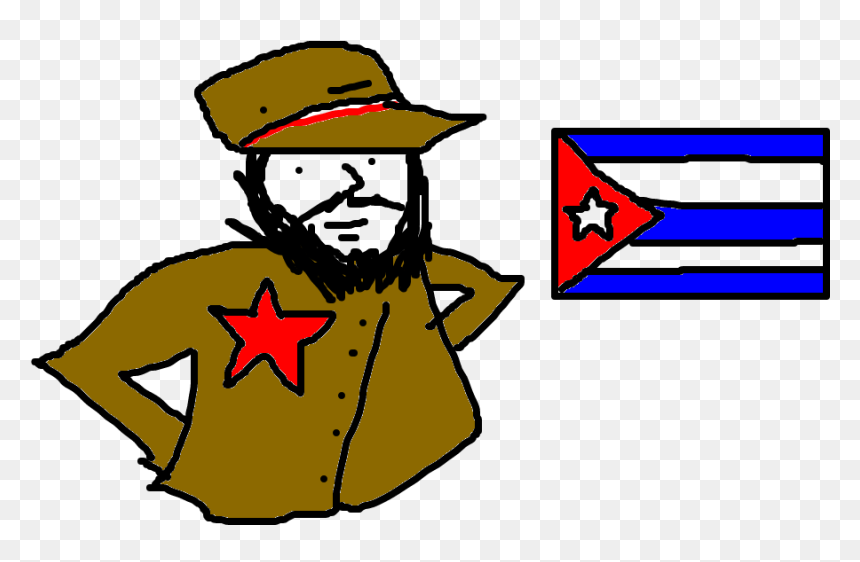 Drawing Clipart , Png Download, Transparent Png - fidel castro png