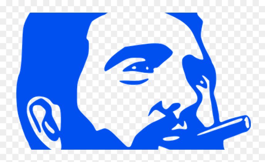 Fidel Castro Drawing With Cigar Clipart , Png Download - Fidel Castro Clipart, Transparent Png - fidel castro png