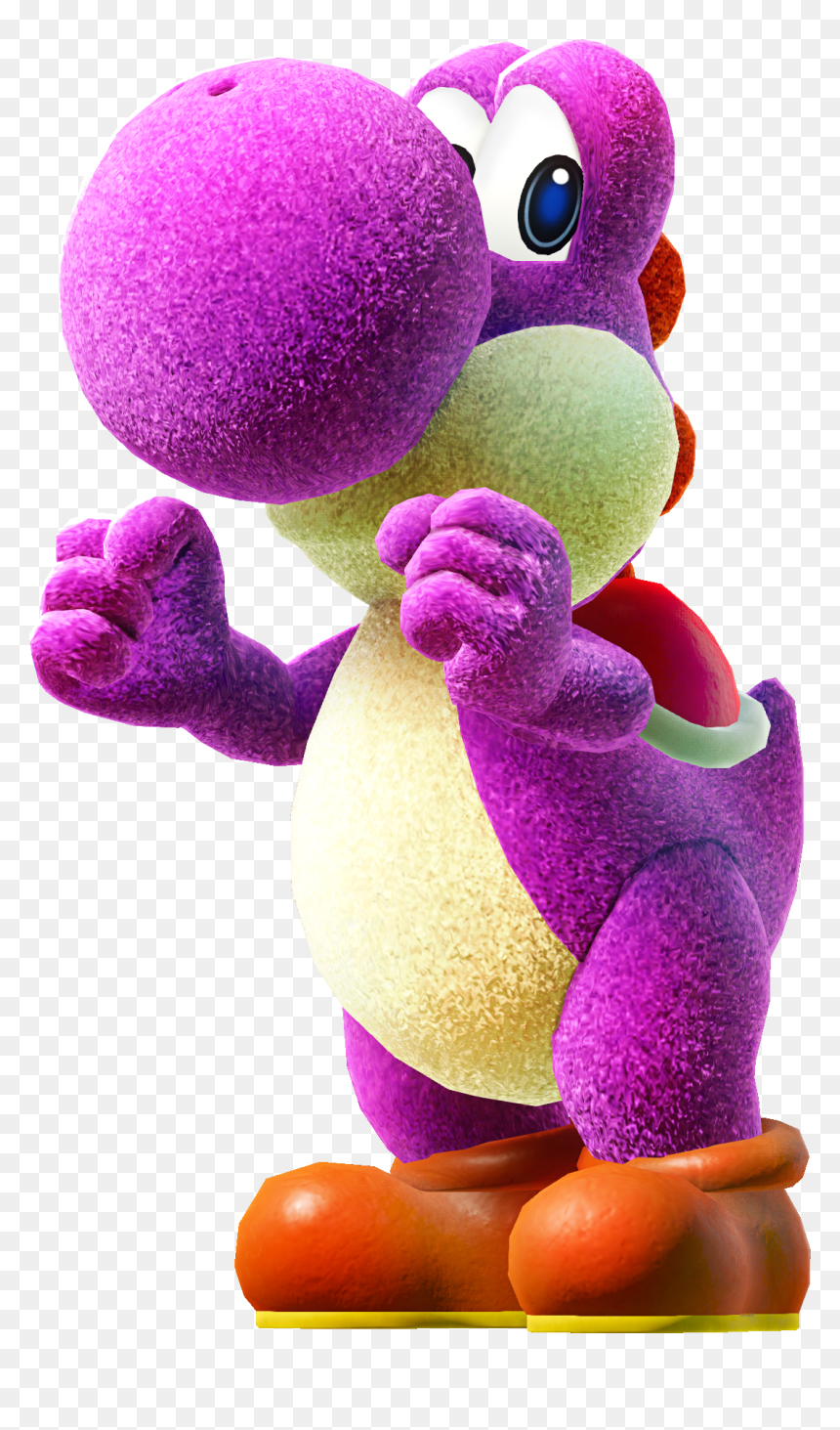 Yoshi Crafted World Purple, HD Png Download - yoshi egg png