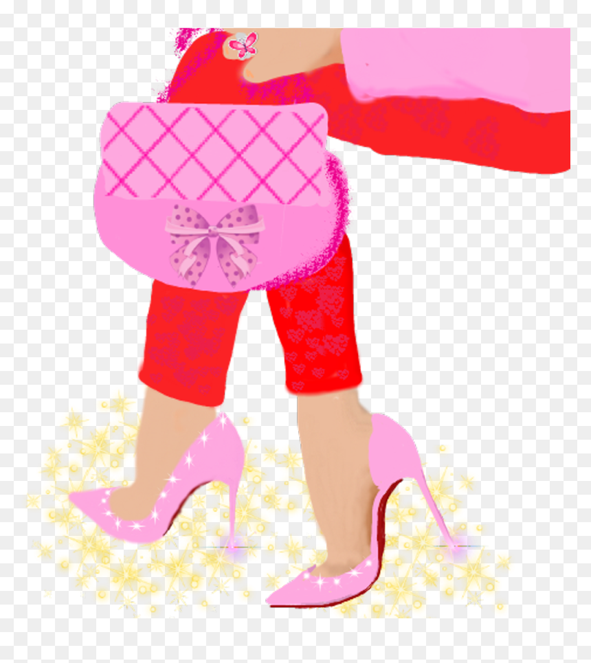 #drawing #shoes #tacones #zapatosdibujo #dibujo #pink - Dibujos De Tacones, HD Png Download - zapatos png