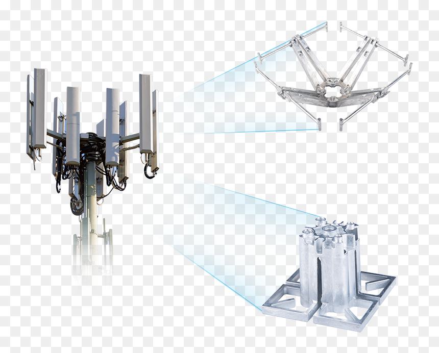 Cell Tower Parts - Architecture, HD Png Download - cell tower png