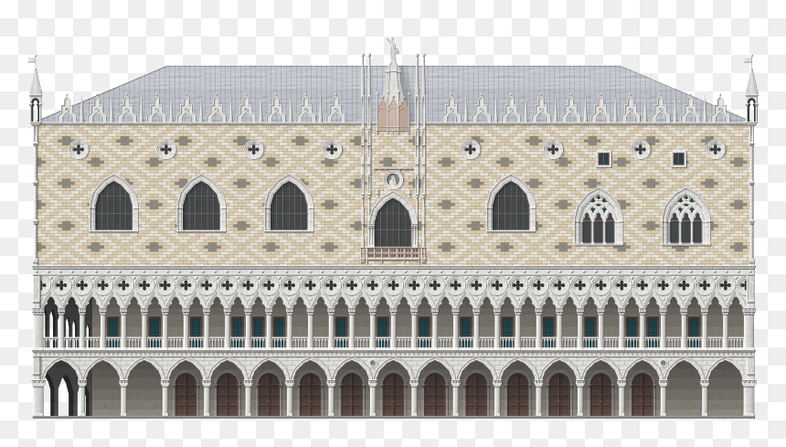 Street In Venice, Italy, Png V - Piazza San Marco, Transparent Png - city street png