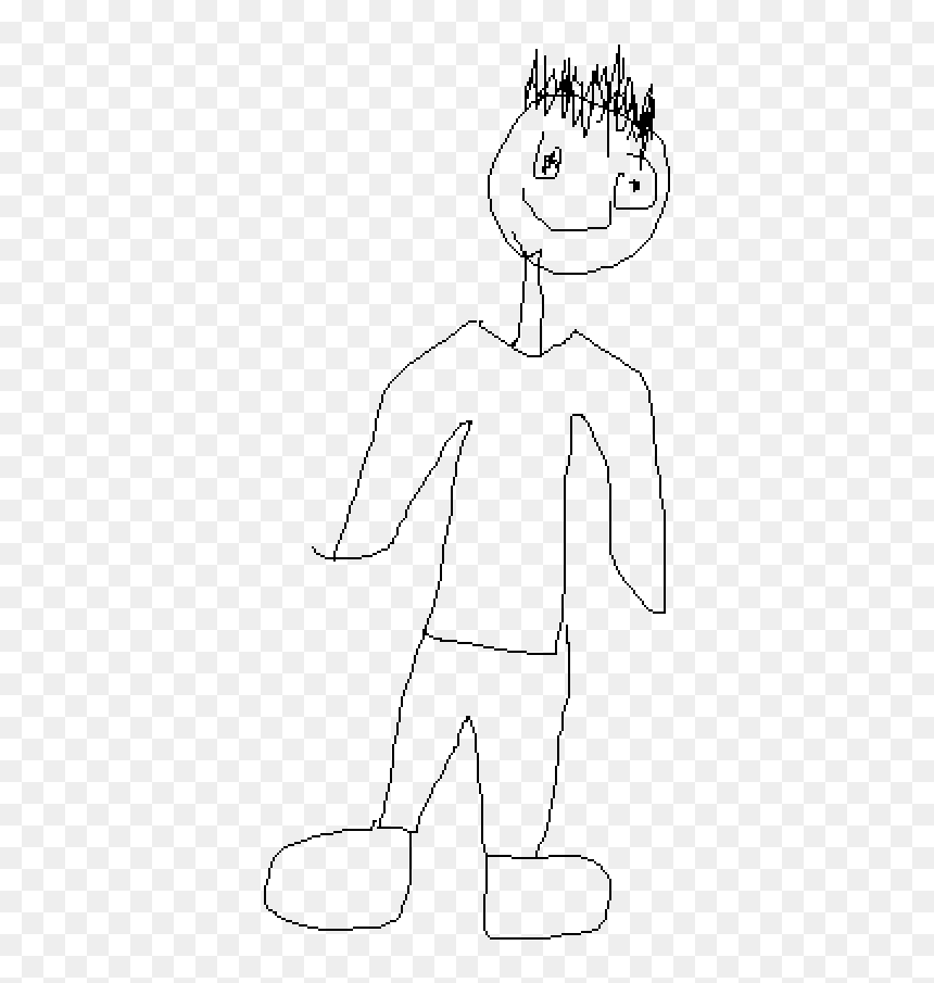 Line Art, HD Png Download - crazy person png