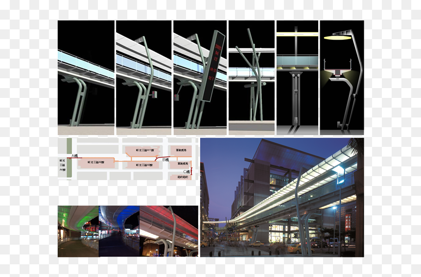 The Pedestrian Bridge - Architecture, HD Png Download - pedestrian png