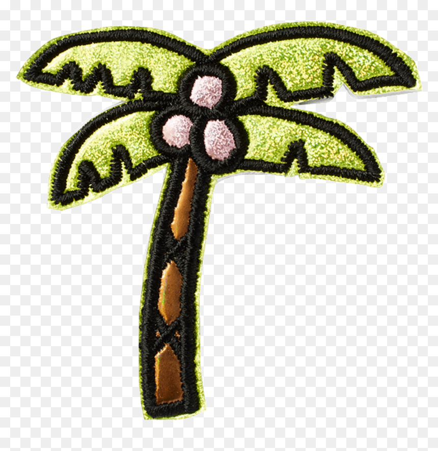 Palm Tree Puffy Patch - Palm Tree Patch Png, Transparent Png - patches png