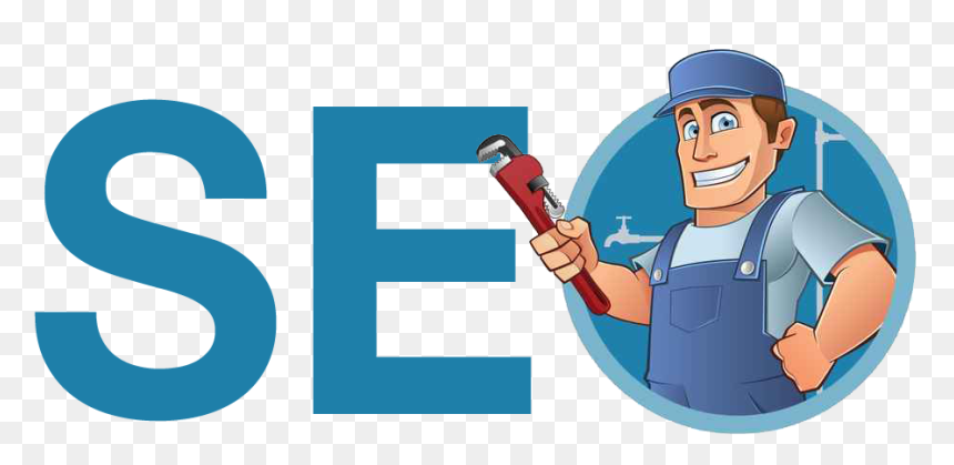 Seo For A Plumber - Cartoon, HD Png Download - plumber png