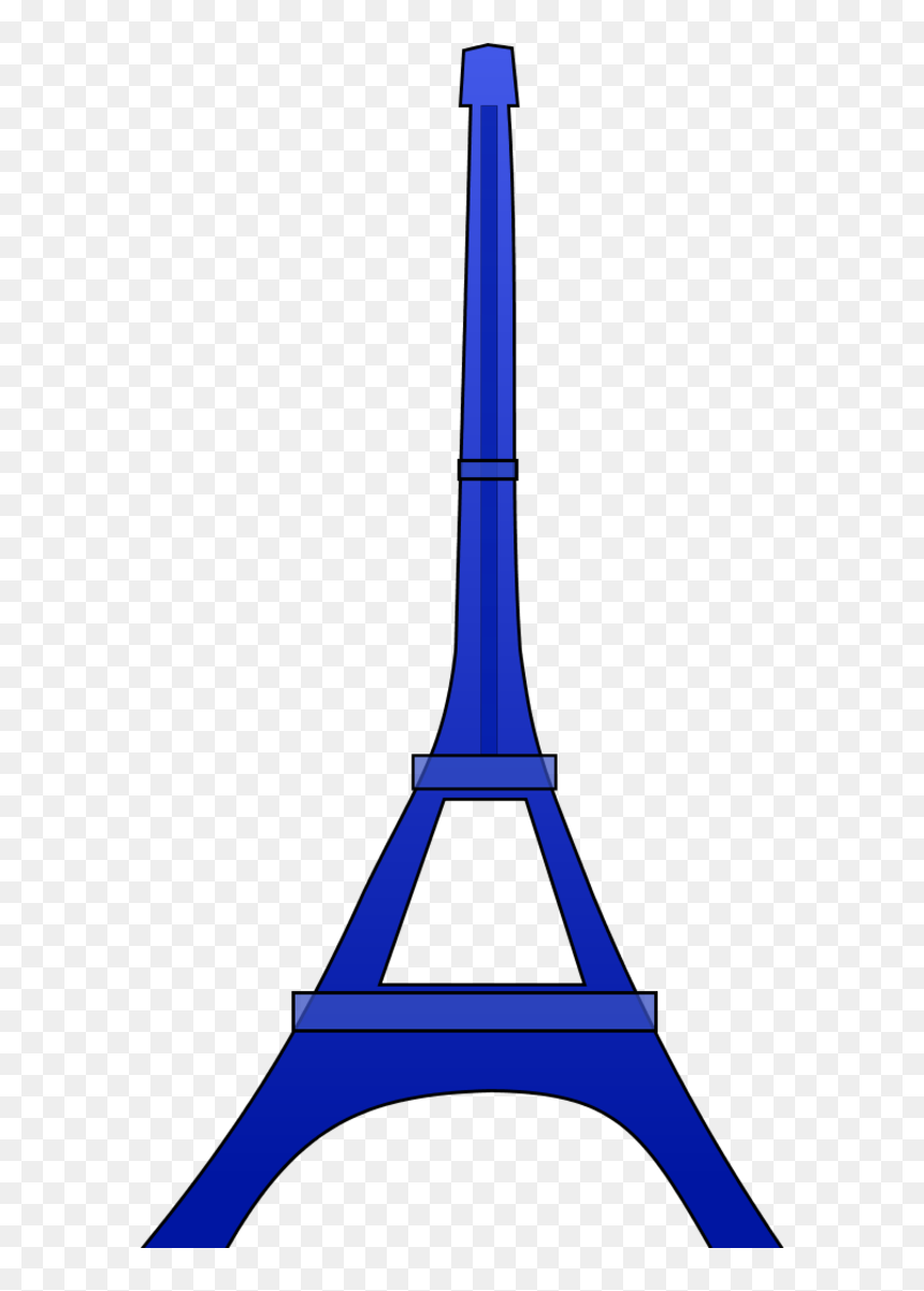 Eiffel Tower Clipart Blue - Eiffel Tower, HD Png Download - cell tower png