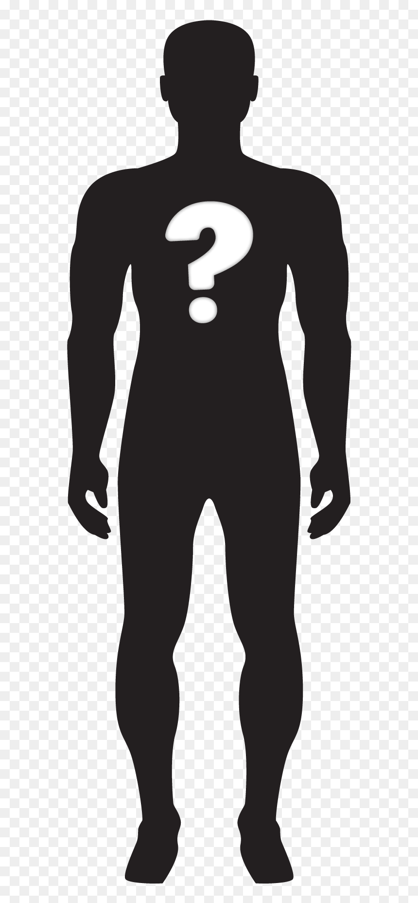 Unknown Human Picture - Silueta De Una Chica, HD Png Download - unknown png