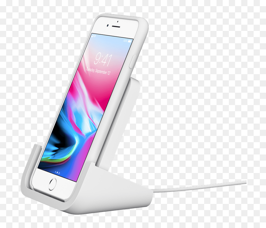 Logitech Powered Wireless Charging Stand, Hd Png Download - Base Ricarica Iphone, Transparent Png - cnet logo png