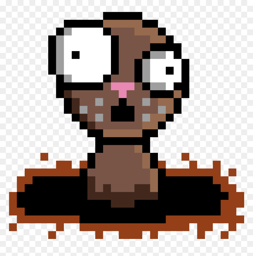 Pixel Sonic Clipart , Png Download - Sharingan Pixel Png, Transparent Png - mole.png