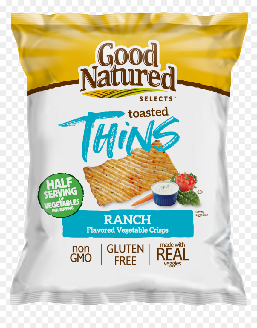 Good Natured Thins Chips, HD Png Download - ranch png