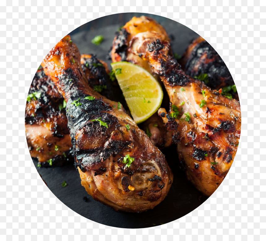 $14 , Png Download - Caribbean Food, Transparent Png - jerk chicken png