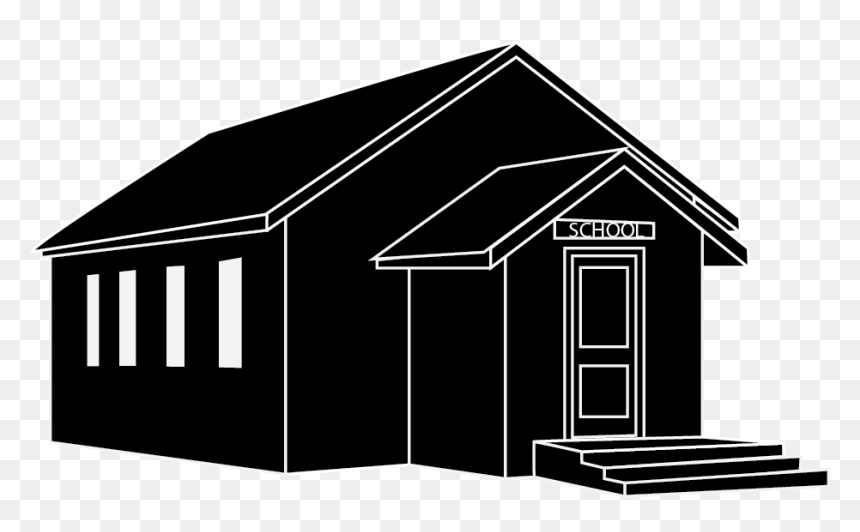 Divider Art School House Cs5 Rev - Shed, HD Png Download - school house png