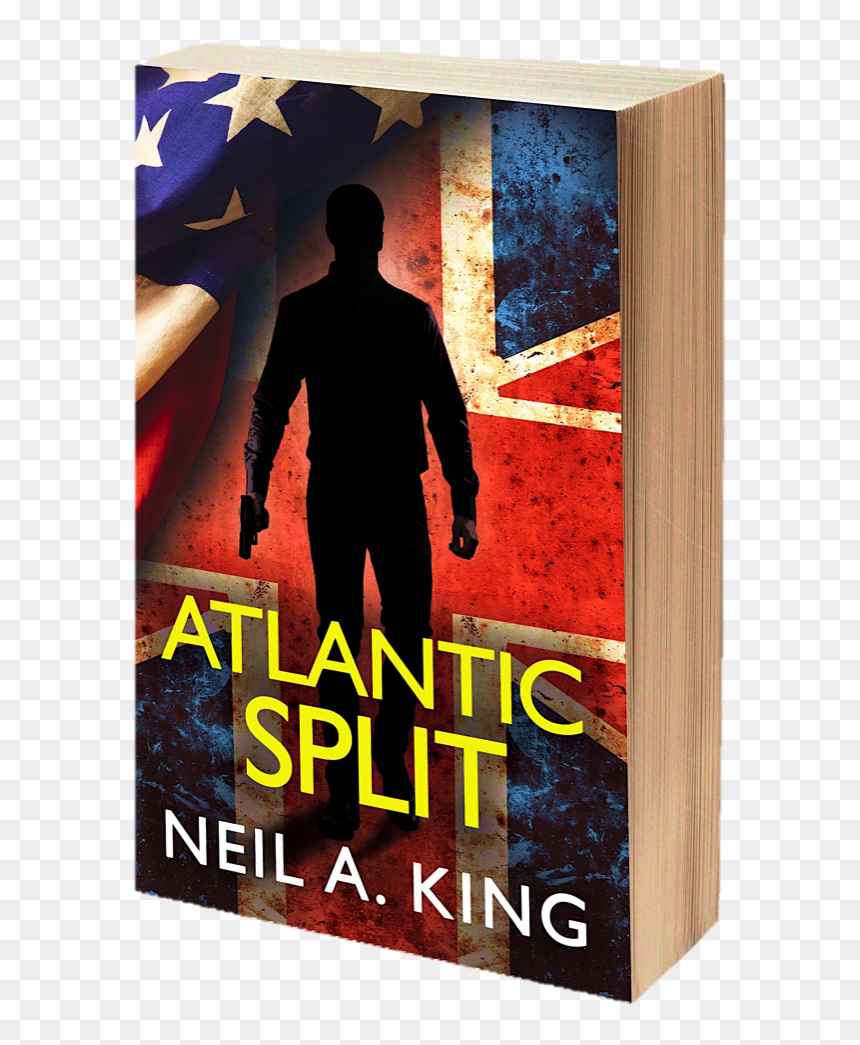 3d Book Cover Mock - Poster, HD Png Download - split png