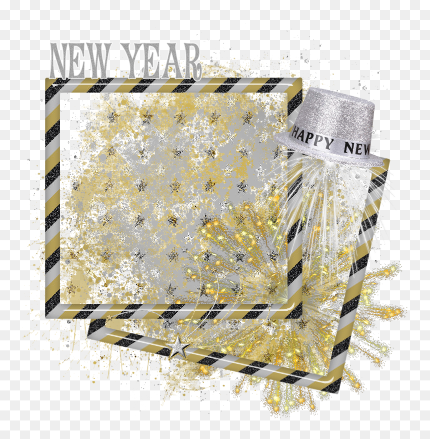 New Year"s Eve Cluster Frame 800 X - Paper, HD Png Download - new year's eve png