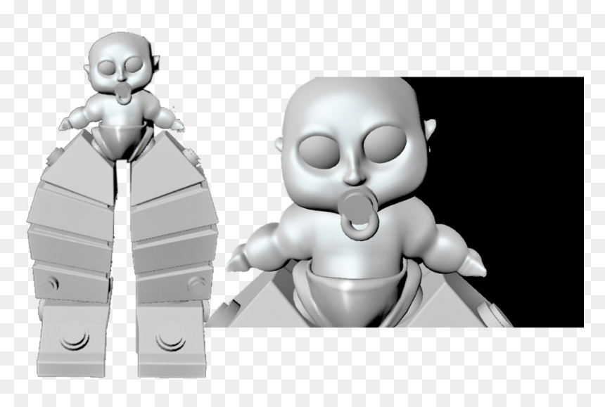 Babyfinals - Cartoon, HD Png Download - 3d model png