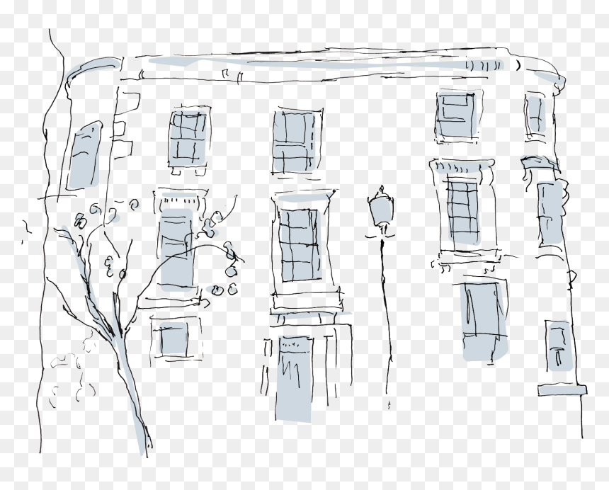 Office Home - Sketch, HD Png Download - school house png