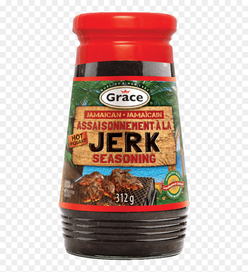 Grace Jerk Seasoning Mild, HD Png Download - jerk chicken png