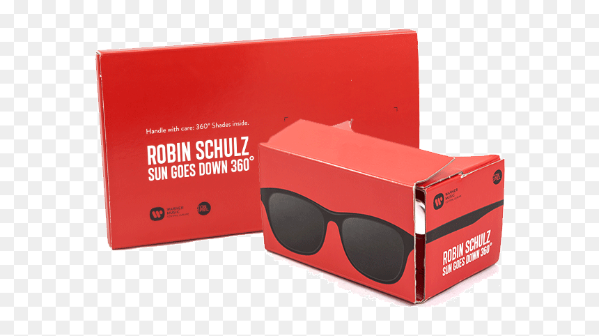 Google Cardboard Mailing For Music Industry Key Players - Box, HD Png Download - google cardboard png