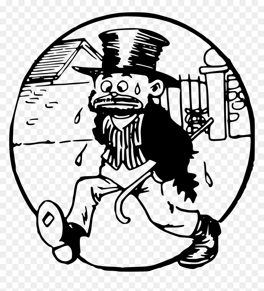 Top Hat Man Is Nervous Clip Arts - Clip Art, HD Png Download - nervous png