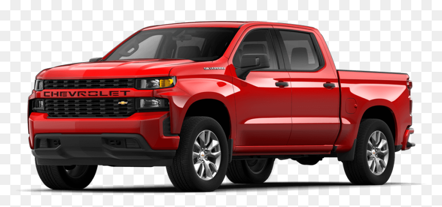 2019 Chevrolet Silverado 1500 1cx - 2019 Black Chevy Silverado Custom, HD Png Download - silverado png