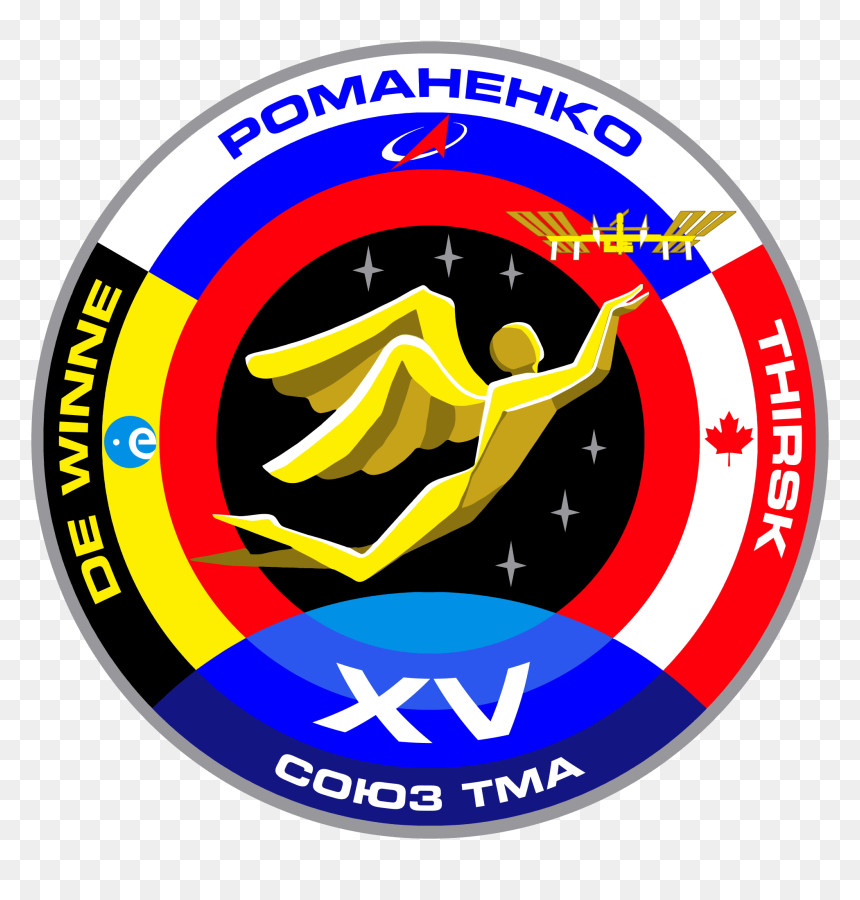Soyuz Tma 15 Mission Patch - Roscosmos State Corporation, HD Png Download - patches png