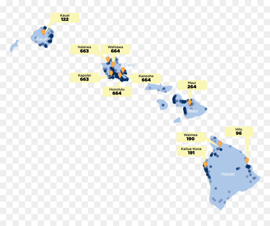 Diagram, HD Png Download - hawaii map png