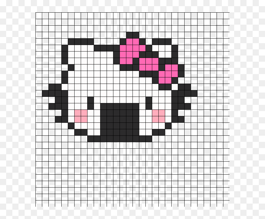 Hama Beads Hello Kitty, HD Png Download - soot sprite png
