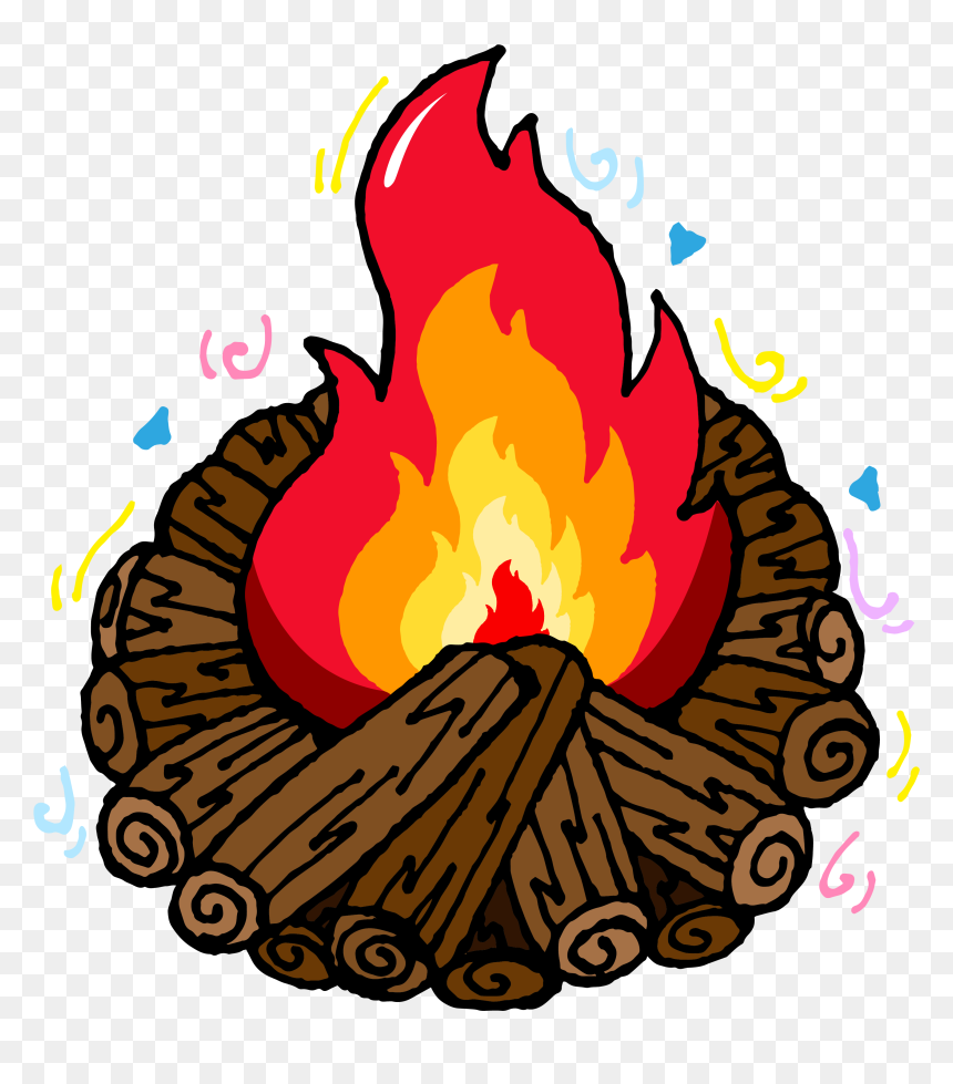 Campfire Png With Transparent Background - Clip Art, Png Download - summer camp png