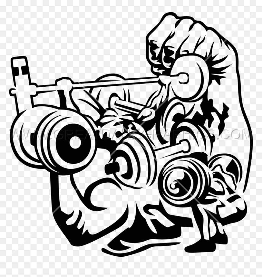 Banner Transparent Stock Camouflage Drawing Surrealism - Weight Lifting Art, HD Png Download - weight lifting png