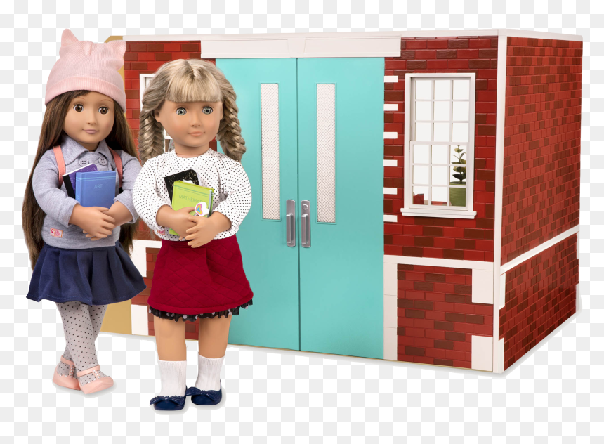 Exterior View Of School Playset - Generation Doll School House, HD Png Download - school house png