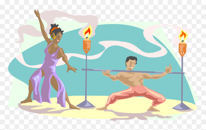 Vector Illustration Of Limbo Dancer Dances Traditional - Free Limbo Dance Clipart, HD Png Download - limbo png