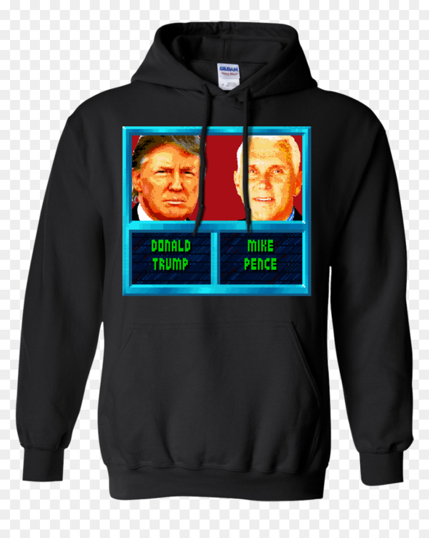 President Trump Pence Nba Jam Faces Presidentauto - Thrasher Hoodie Png, Transparent Png - trump pence png